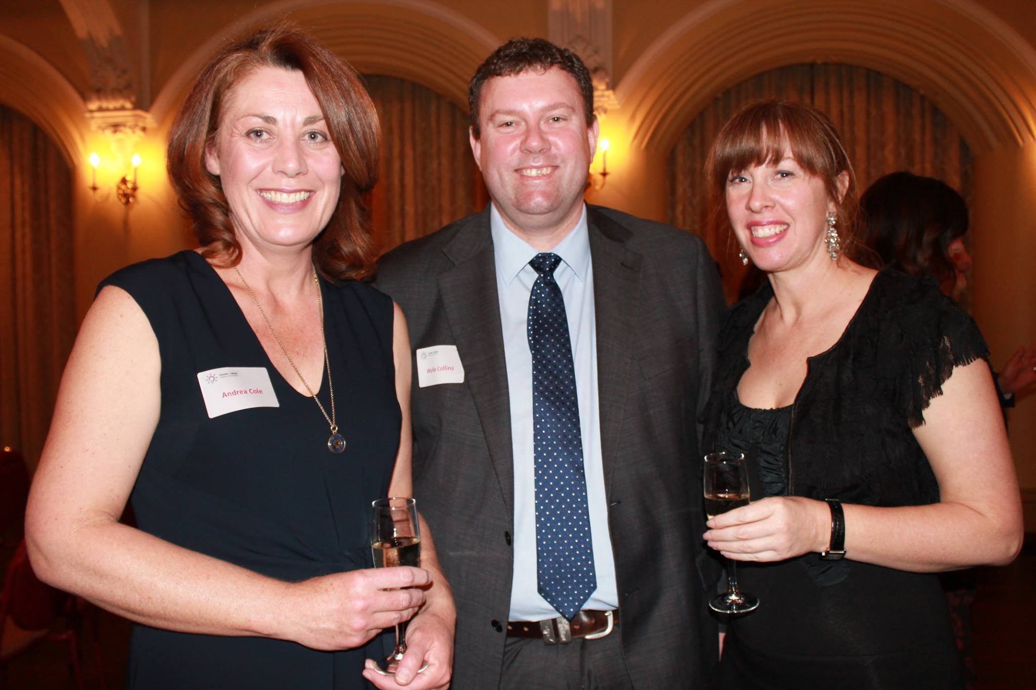 Andrea Cole, WIRF Board Member, Wylie Collins and Laura Radovan